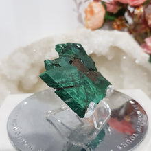 Load image into Gallery viewer, Malachite Crystal Slab Specimen on Stand Stone 45mm 3