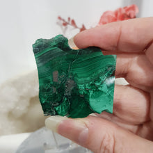 Load image into Gallery viewer, Malachite Crystal Slab Specimen on Stand Stone 45mm 3