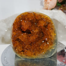 Load image into Gallery viewer, Stunning Heated Citrine Cluster. beautiful colour. Inspires Wealth and Success