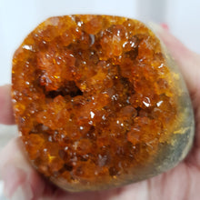 Load image into Gallery viewer, Stunning Heated Citrine Cluster. beautiful colour. Inspires Wealth and Success