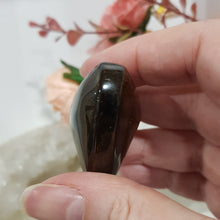 Load image into Gallery viewer, Heart Tigers Eye Crystal Carving Heart Stone on Stand 45mm 1