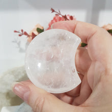Load image into Gallery viewer, Moon Bowl Quartz Crystal Carving Stone 58mm 1