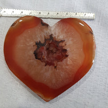 Load image into Gallery viewer, Carnelian Crystal Heart Carving Stone 95mm GORGEOUS 10
