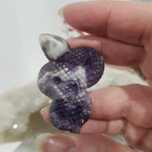 Load image into Gallery viewer, snake-amethyst-crystal-carving-stone-Moonlight-Crystals-Australia-Online-Store