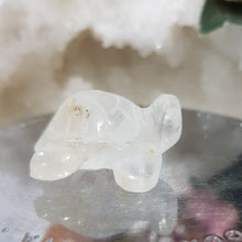 Load image into Gallery viewer, Turtle Quartz Crystal Carving Stone 35mm 5 lovely inclustions