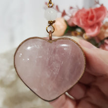 Load image into Gallery viewer, Unconditional-Love-Crystal-Energy-Enhancer-Rose-Quartz-Stone-Crystal-Energy-Enhancer-Moonlight-Crystals-Australia-Suncatchers-Australia