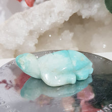 Load image into Gallery viewer, TURTLE Amazonite Crystal Carving Stone 50mm 1