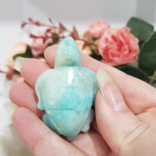 Load image into Gallery viewer, TURTLE Amazonite Crystal Carving Stone 50mm 1