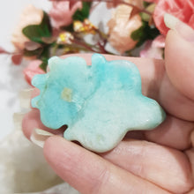 Load image into Gallery viewer, TURTLE Amazonite Crystal Carving Stone 50mm 1