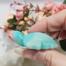 Load image into Gallery viewer, TURTLE Amazonite Crystal Carving Stone 50mm 6