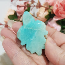 Load image into Gallery viewer, TURTLE Amazonite Crystal Carving Stone 50mm 6