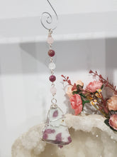 Load image into Gallery viewer, Love-Within-Crystal-Energy-Enhancer-Ornament-Hanger-Suncatcher-Pink-Tourmaline-in-Quartz-Stone-Moonlight-Crystals-Australia