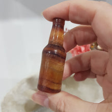 Load image into Gallery viewer, BEER BOTTLE Fluorite Crystal Carving Stone 60mm | inspires grounding and harmony 1