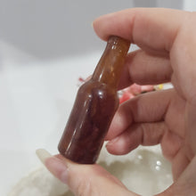 Load image into Gallery viewer, BEER BOTTLE Fluorite Crystal Carving Stone 60mm 3