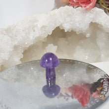 Load image into Gallery viewer, Mushroom Amethyst Crystal Carving Stone mini 20mm 2