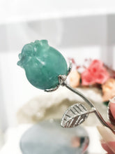 Load image into Gallery viewer, ROSE FLOWER Fluorite Crystal Carving Stone 150mm 1