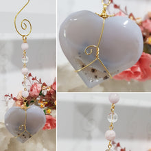 Load image into Gallery viewer, The-Joyful-Heart-Crystal-Energy-Enhancer-Ornament-Suncatcher-Hanger-Agate-Stone-Moonlight-Crystals-Australia