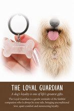 Load image into Gallery viewer, "THE LOYAL GUARDIAN" Crystal Collar Charm Dog Tag Quartz Bone Crystal Carving
FAITHFUL | PROTECTIVE | COMPANIONSHIP
"A dogs loyalty is one of life's greatest gifts.
The Loyal Guardian is a gentle reminder of the bond you share - always by their side through every adventure.
This charm celebrate the faithful heart that watches over yours every single day".
Chosen for the Loyal Guardian, Quartz symbolises the faithful companions that stand by us every day. Quartz is a beautiful Crystal to celebrate