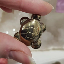 Load image into Gallery viewer, Turtle Pyrite Animal Crystal Carving Stone 25mm