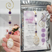 Load image into Gallery viewer, The-Power-Orb-Crystal-energy-enhancer-Quartz-hanger-ornament-sun catcher-moonlight-Crystals-Australia