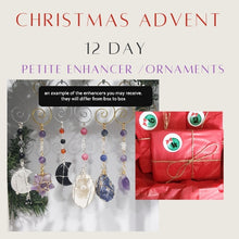 Load image into Gallery viewer, ADVENT CALENDAR 12 DAY - PETITE SIZE - Crystal Christmas Tree Ornaments / Energy Enhancers