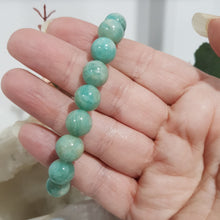 Load image into Gallery viewer, amazonite-crystal-gemstone-beaded-bracelet