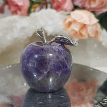 Load image into Gallery viewer, Apple-crystal-carving-Amethyst-Apple-crystal-carvings-australia-Moonlight-Crystals-Australia