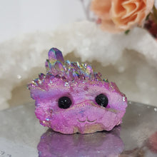 Load image into Gallery viewer, crystal-creature-titanium-aura-quartz-carving-stone