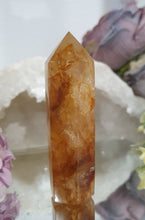Load image into Gallery viewer, Golden Healer Crystal Point Tower Stone. Beautiful colour