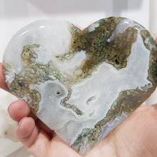 Load image into Gallery viewer, Moss-Agate-Heart-Crystal_Carving-Stone-Moonlight-Crystals-Australia