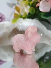 Load image into Gallery viewer, Highland Cow Pink Opal Crystal Carving Stone | Inspires Compassion and Peace
Gorgeous cute Pink Opal Highland Cow Crystal Carving Stone.
