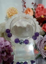 Load image into Gallery viewer, Beautiful POWERHEALER Crystal Beaded Bracelet. Amethyst, Rose Quartz, Quartz & Hematite. 8mm