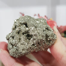 Load image into Gallery viewer, pyrite-crystal-cluster-raw-specimen-stone