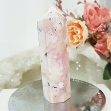 Load image into Gallery viewer, rhodochrosite-crystal-tower-stone