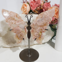 Load image into Gallery viewer, Flower-Agate-Butterfly-Wings-Carving-Stone-Crystal-Moonlight-Crystals-Australia