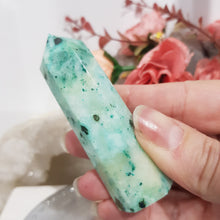 Load image into Gallery viewer, Phoenix Stone Crystal Point Tower Stone 75mm 4 STUNNING COLOUR