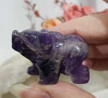 Load image into Gallery viewer, Bear-Amethyst-Animal-Crystal-Carving-Stone-Moonlight-Crystals-Australia