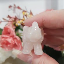 Load image into Gallery viewer, elephant Rose Quartz Crystal