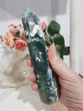 Load image into Gallery viewer, Moss-Agate-Tower-Stone-Moonlight-Crystals-Australia