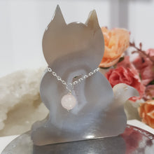 Load image into Gallery viewer, Cat-Agate-Crystal-Carving-Stone-with-Rose-Quartz-collar-Moonlight-Crystals-Australia