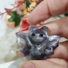 Load image into Gallery viewer, Bat Crystal Carving Amethyst Stone 45mm 3