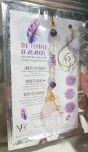 Load image into Gallery viewer, Feather-Of-An-Angel-Crystal-Energy-Enhancer-Stone-Quartz-Hanger-Suncatcher-Ornament