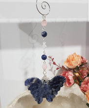 Load image into Gallery viewer, Butterfly-of-love-and-stability-Sodalite-Stone-Crystal-Energy-Enhancer-Suncatcher-hanger-Ornament-Moonlight-Crystals-Australia-Suncatchers-Australia-Crystal-Suncatchers-Gemstone-Suncatcheres