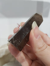 Load image into Gallery viewer, Smokey Quartz Crystal Point Tower Stone 75mm 12 - SCRATCHES
