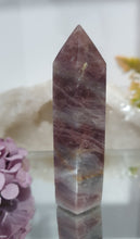 Load image into Gallery viewer, Lavender Quartz Crystal Tower Point Stone
Inspires Inner Peace & Dissolves Anxiety
Lovely Lavender Quartz Crystal Point Tower.