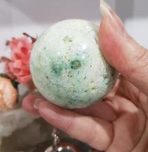 Load image into Gallery viewer, Green-Fluorite-Crystal-Sphere-Carving-Stone-Moonlight-Crystals-Australia