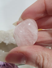 Load image into Gallery viewer, Rose Quartz Crystal Tumble Stone.
Inspires Unconditional Love
Gorgeous Rose Quartz Crystal Tumble Stone.