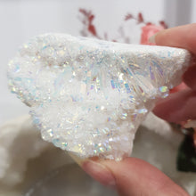 Load image into Gallery viewer, crystal-creature-titanium-aura-quartz-carving-stone