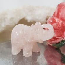 Load image into Gallery viewer, elephant Rose Quartz Crystal