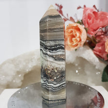 Load image into Gallery viewer, chocolate-calcite-crystal-tower-point